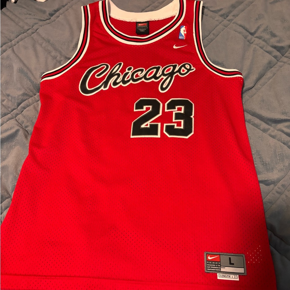 Nike Red Chicago Basketball Jersey